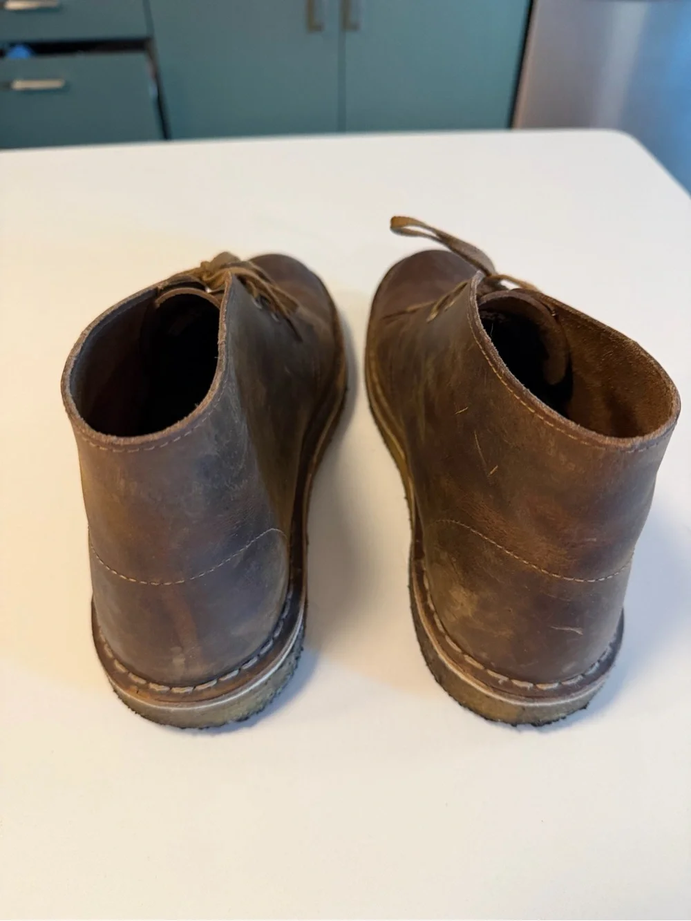 Clarks Dark Brown Leather Chukka Boots
